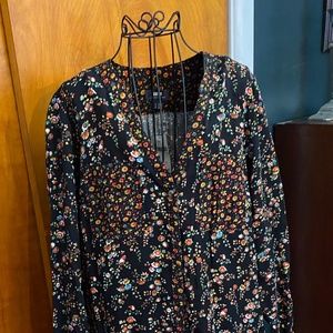Anthropologie button-front dress